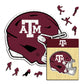 Texas A&M University Helmet - Wooden Puzzle