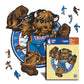 Oklahoma City Thunder™ Mascot - Wooden Puzzle