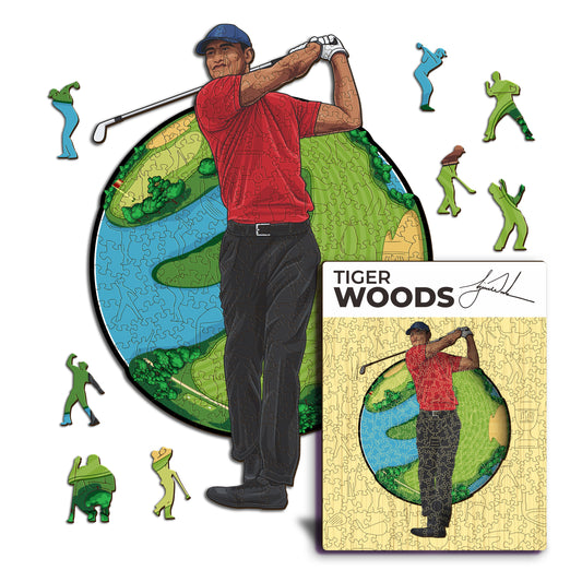 Tiger Woods - Wooden Puzzle