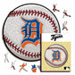 2 PACK Detroit Tigers™ Logo + Baseball