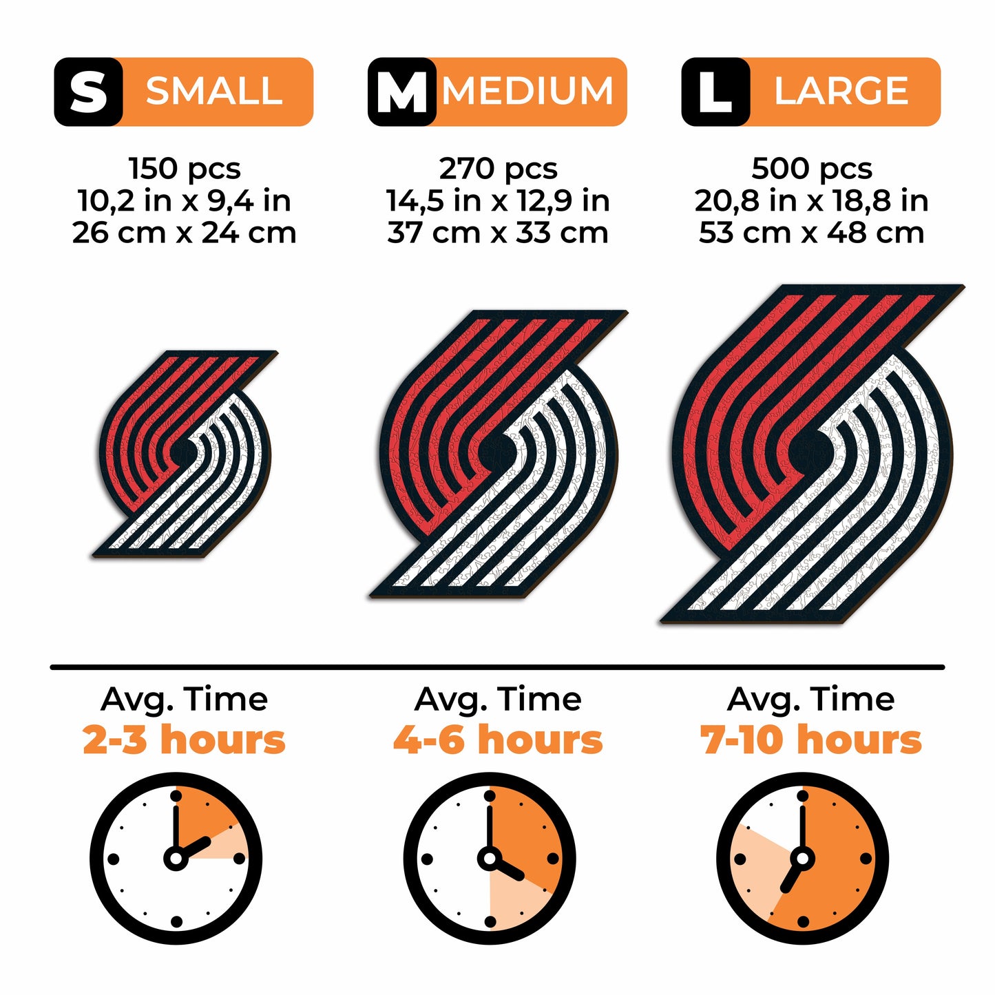 Portland Trail Blazers™ - Wooden Puzzle