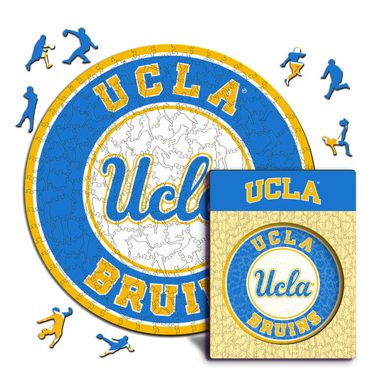 UCLA Bruins Logo Wooden Puzzle