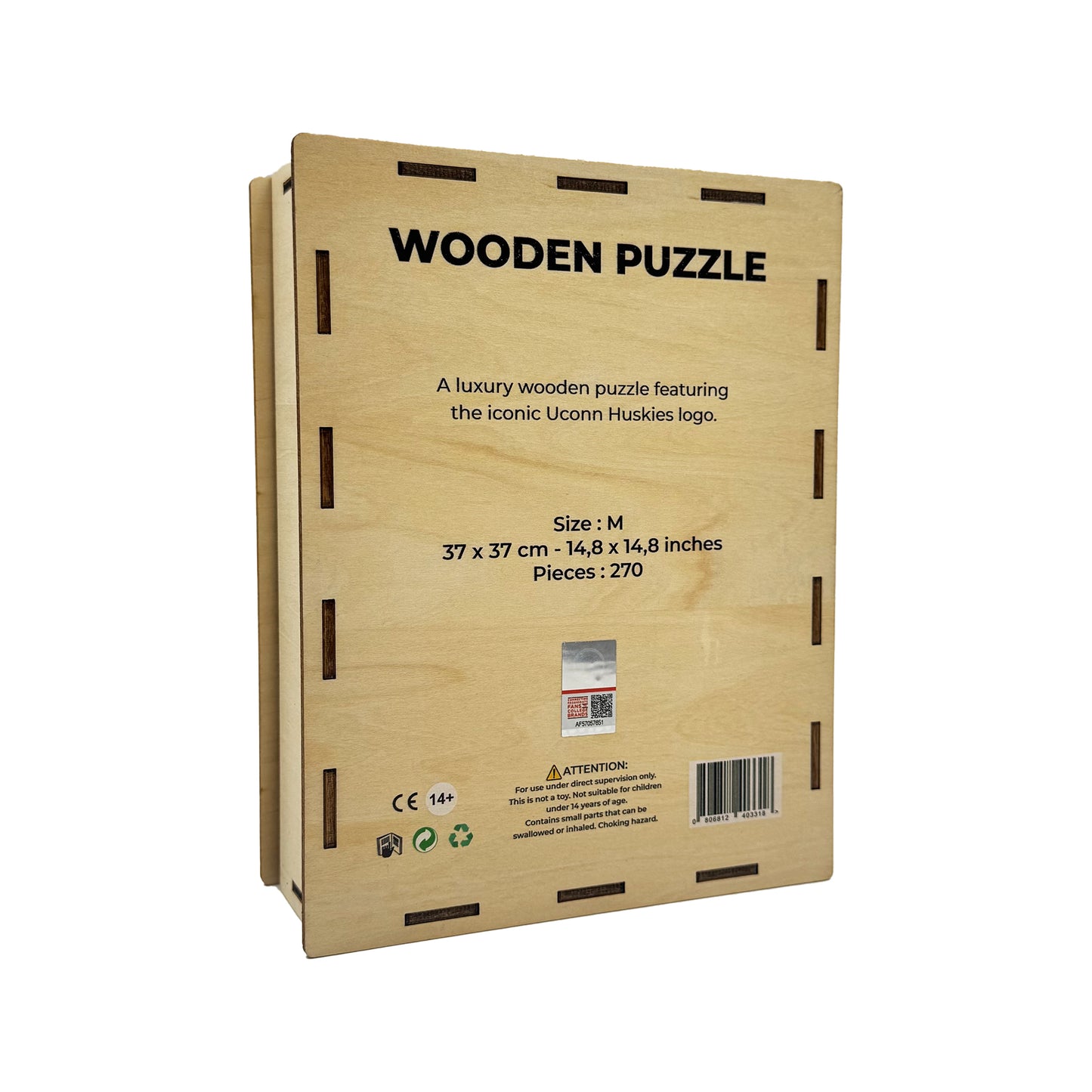 University of Connecticut - Wooden Puzzle