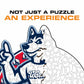 UConn Huskies Mascot Wooden Puzzle