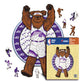 Utah Jazz™ Mascot - Wooden Puzzle