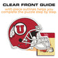 University of Utah Helmet - Wooden Puzzle