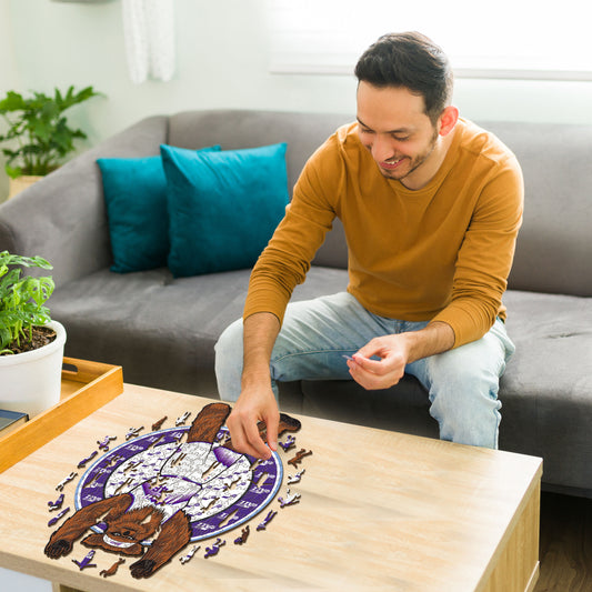 Utah Jazz™ Mascot - Wooden Puzzle