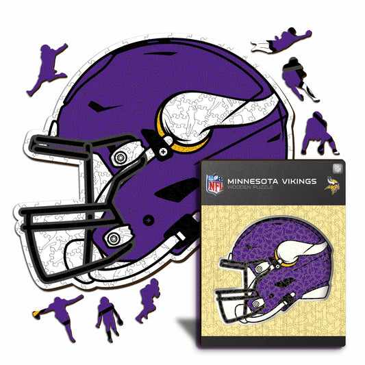 Capacete Minnesota Vikings™ - Quebra-cabeça de madeira 