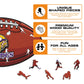 Minnesota Vikings™ Football - Wooden Puzzle