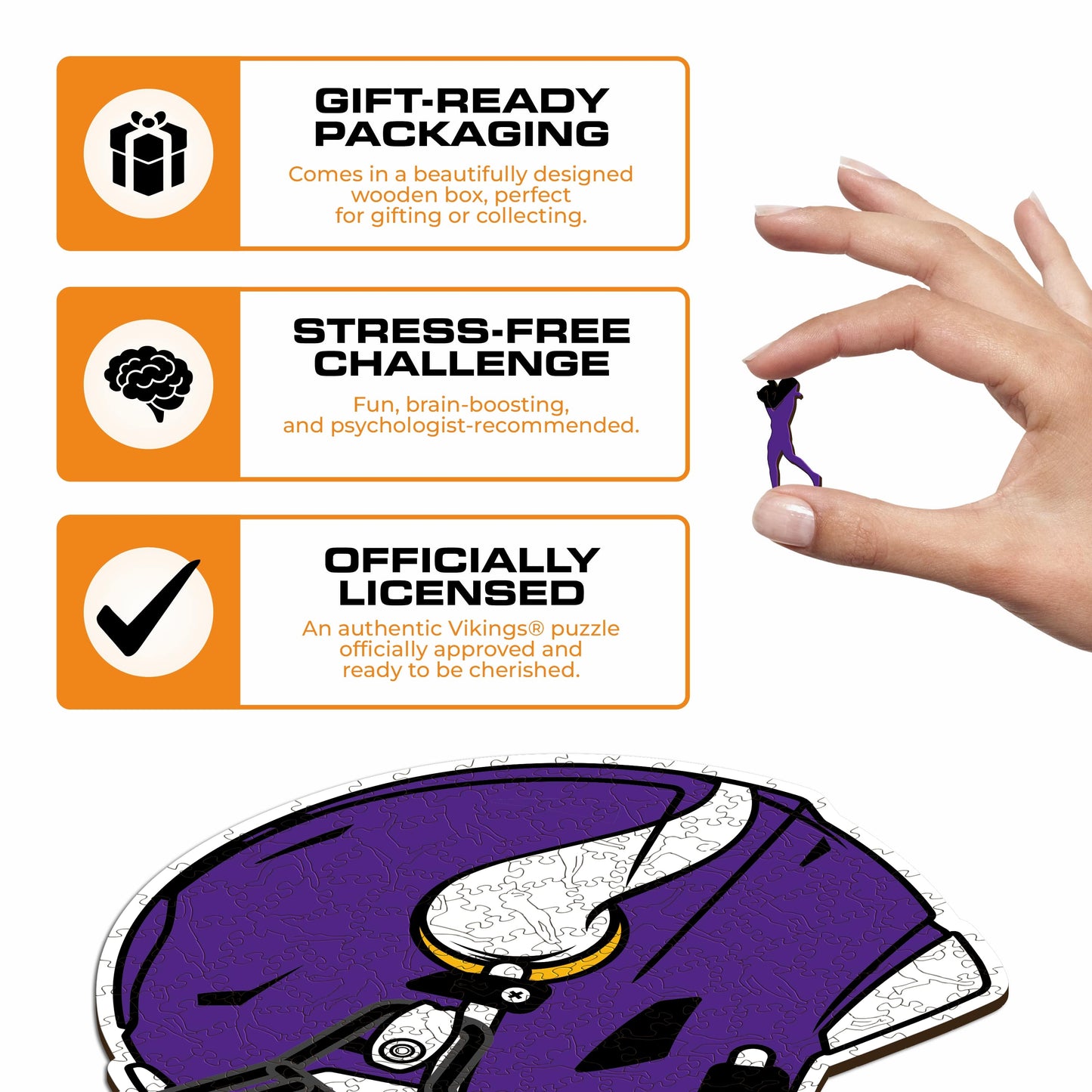 2 PACK Minnesota Vikings™ Football - Helmet