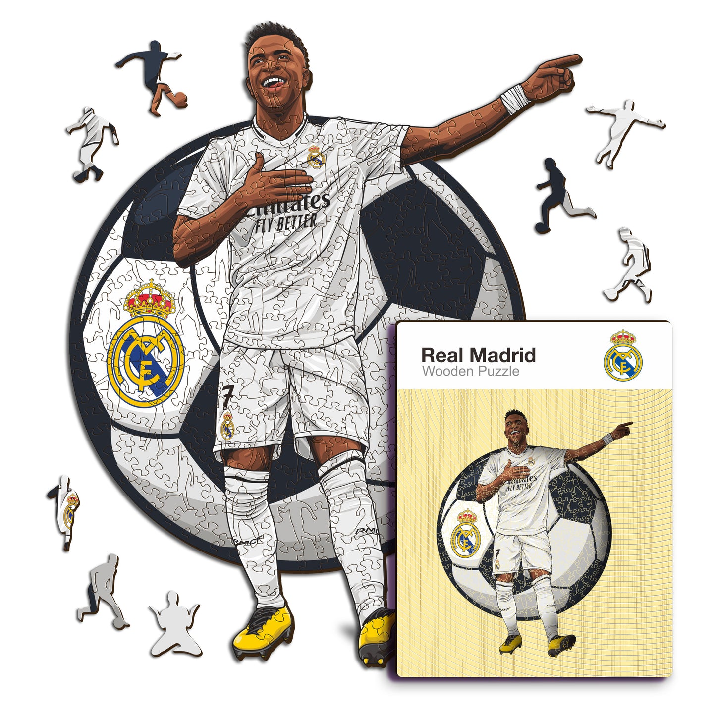 ヴィニシウス・ジュニア - 木製パズル