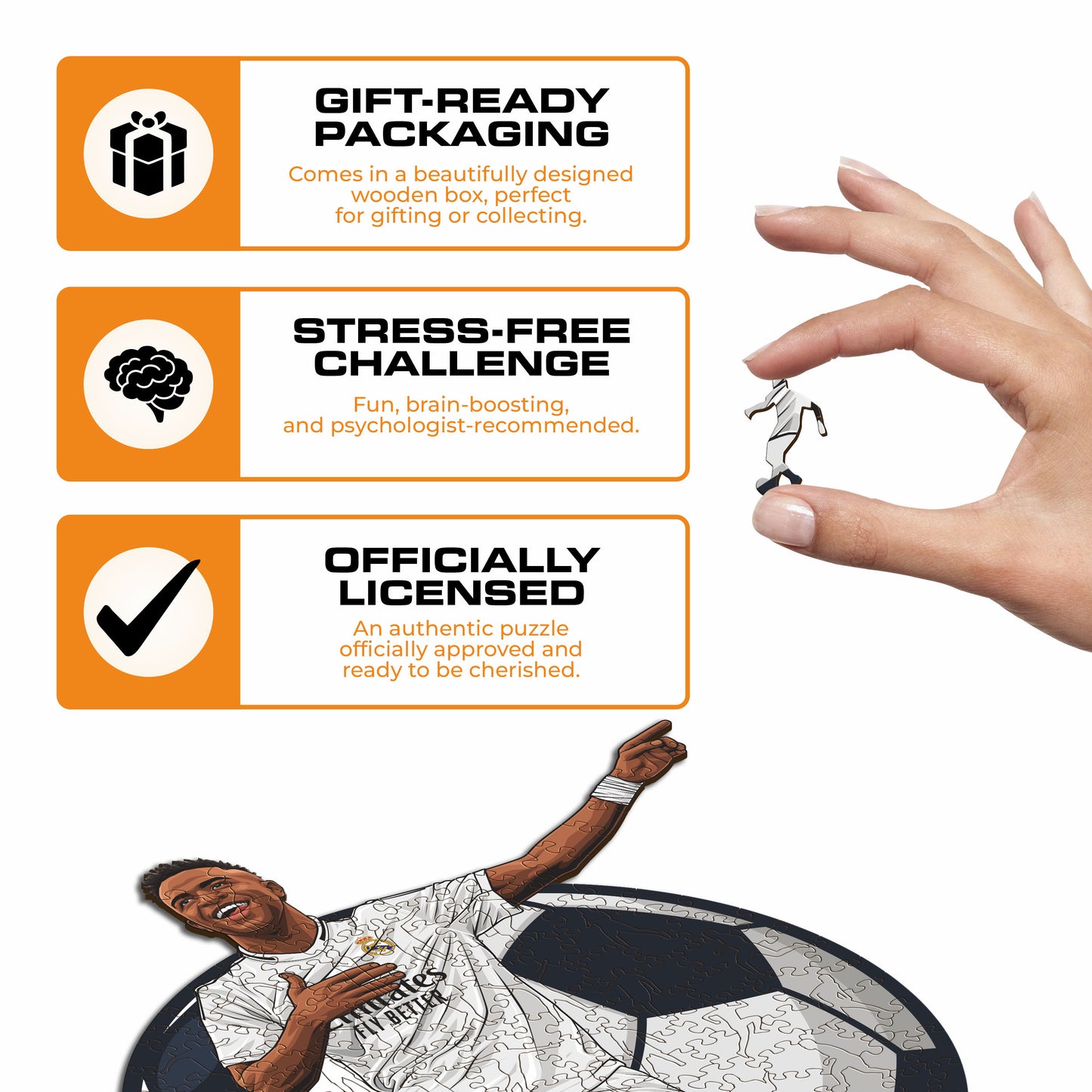 ヴィニシウス・ジュニア - 木製パズル