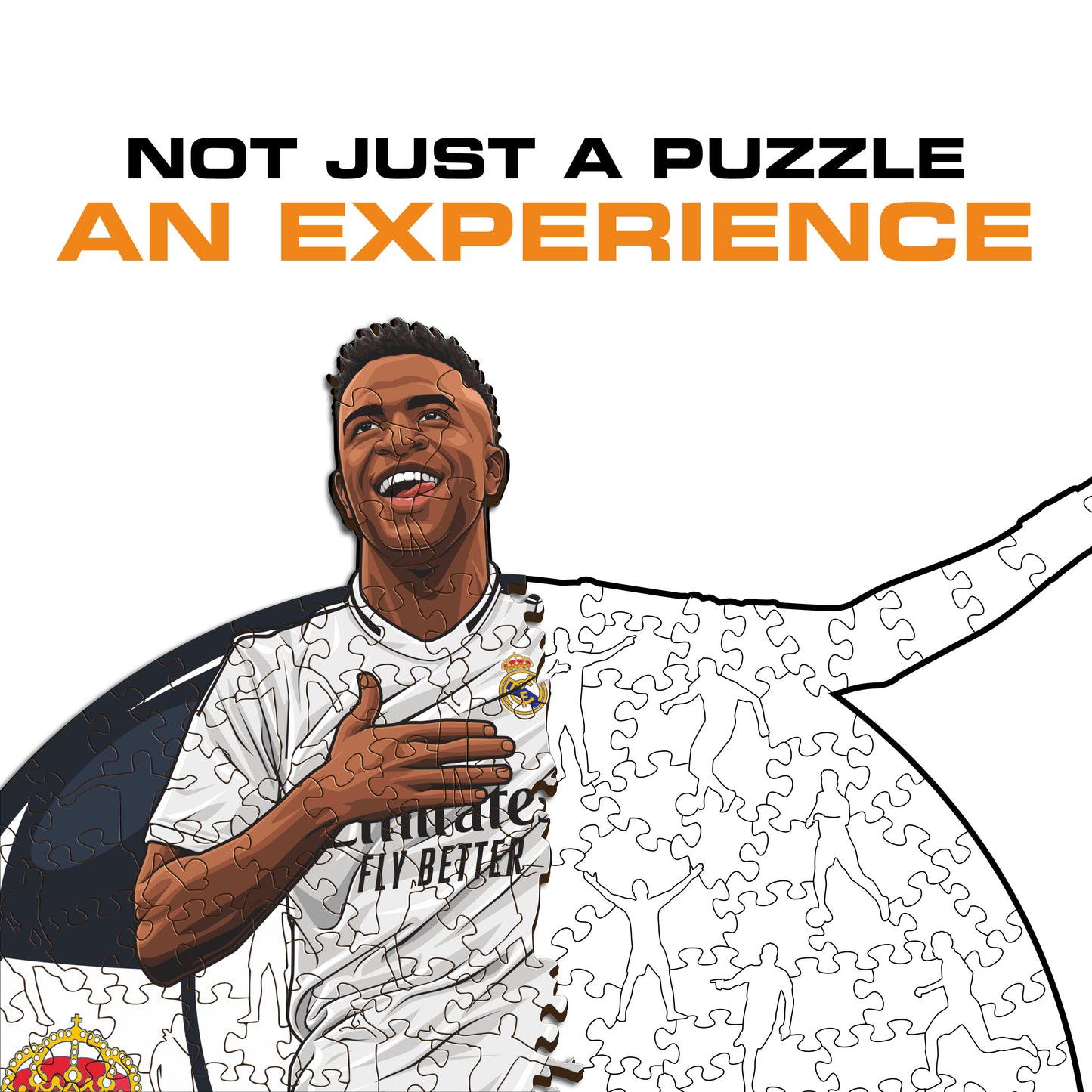 ヴィニシウス・ジュニア - 木製パズル