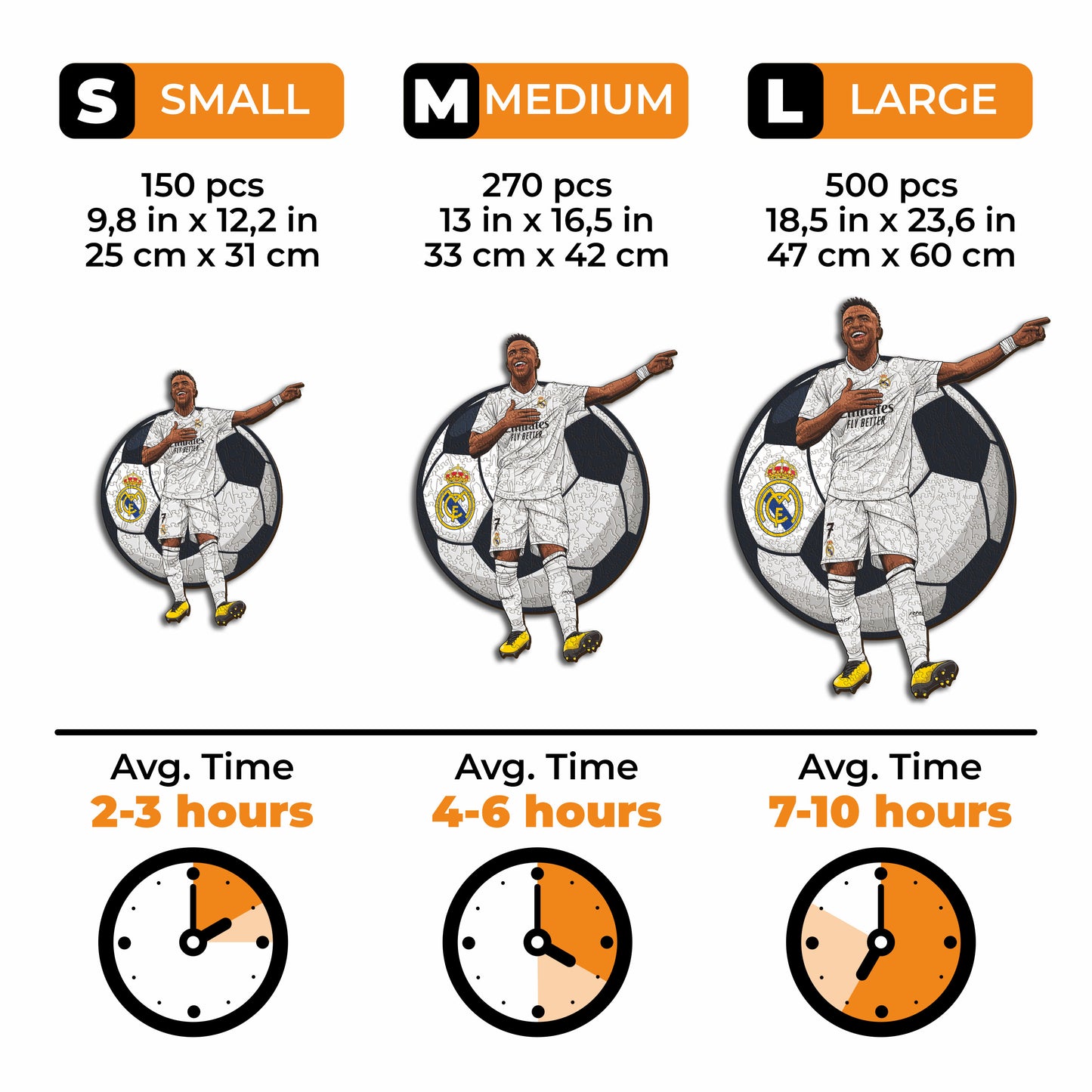 ヴィニシウス・ジュニア - 木製パズル