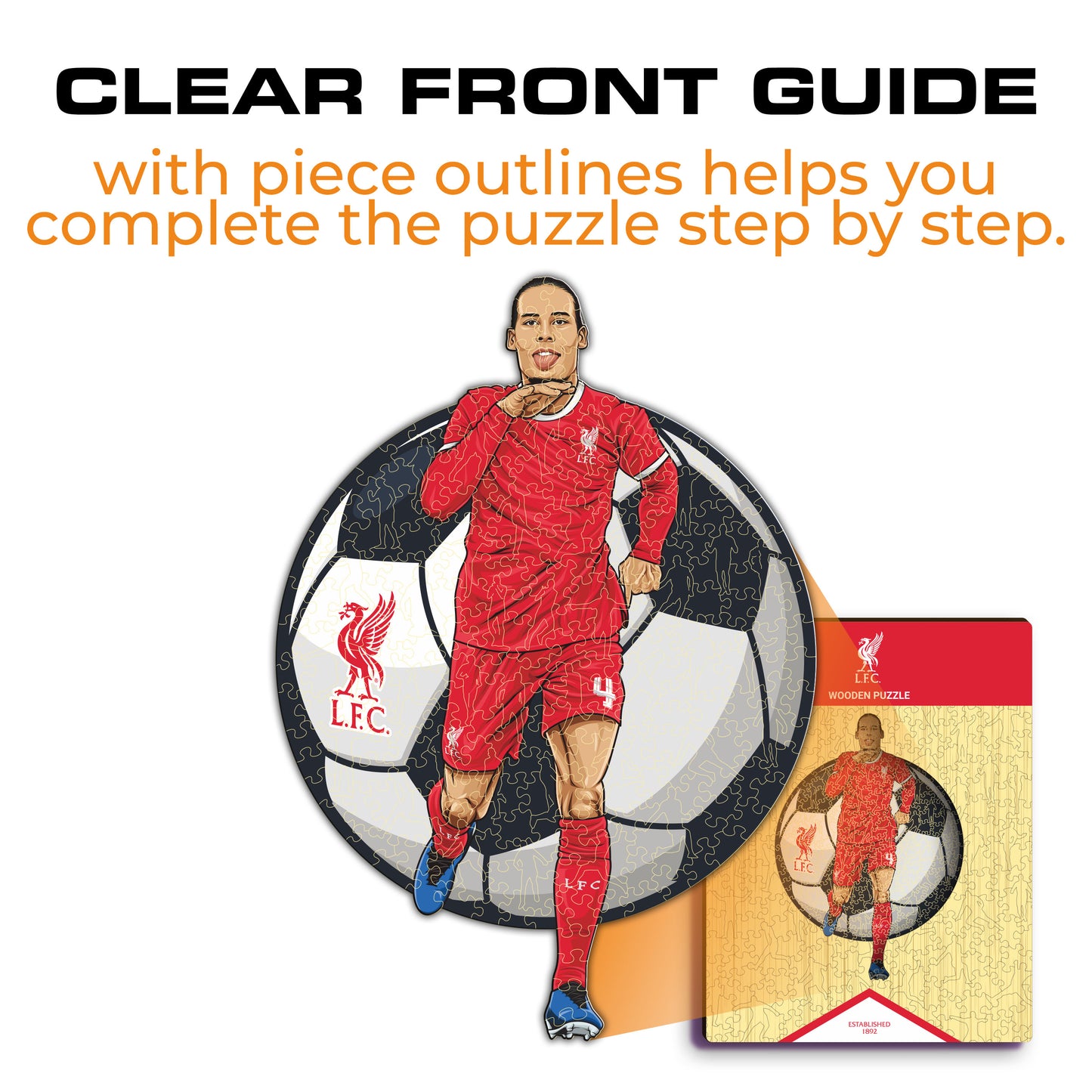 Virgil van Dijk - Wooden Puzzle