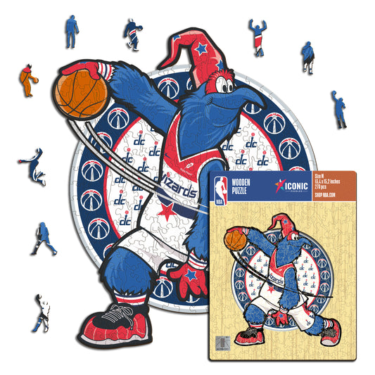 Washington Wizards™ Mascot - Wooden Puzzle