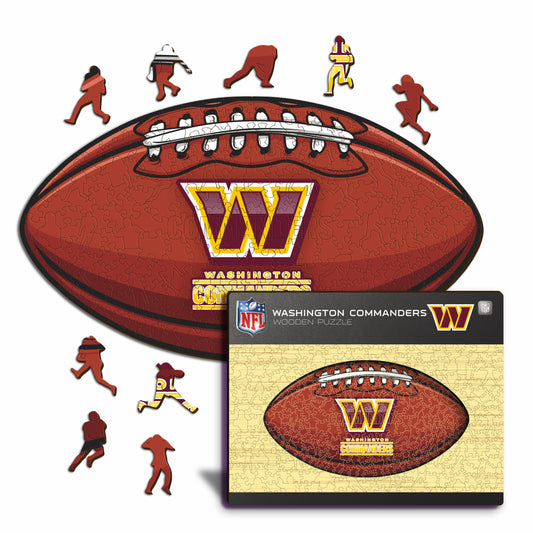 Washington Commanders™ Football - Wooden Puzzle