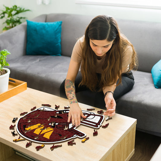 Washington Commanders™ Helmet - Wooden Puzzle