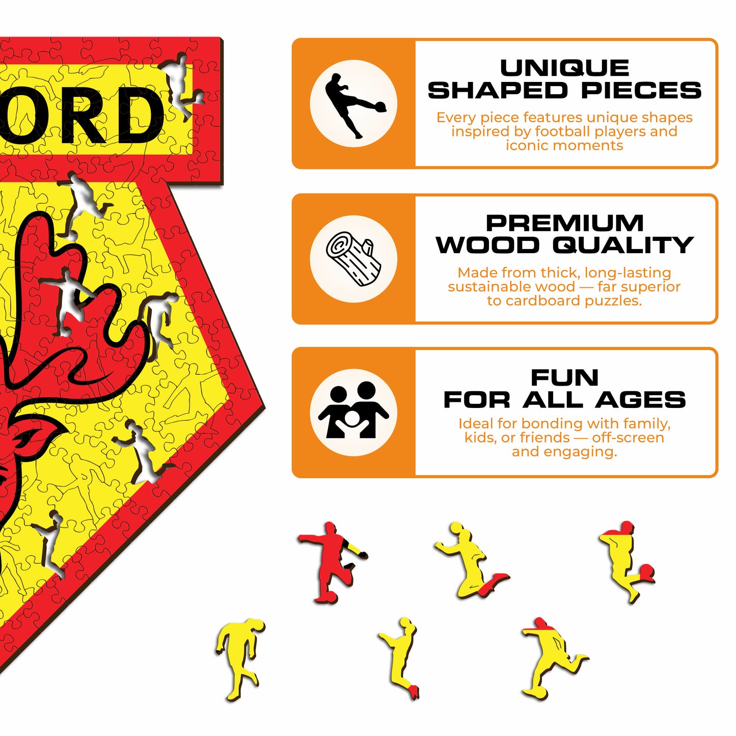 Watford FC® Logo - Wooden Puzzle