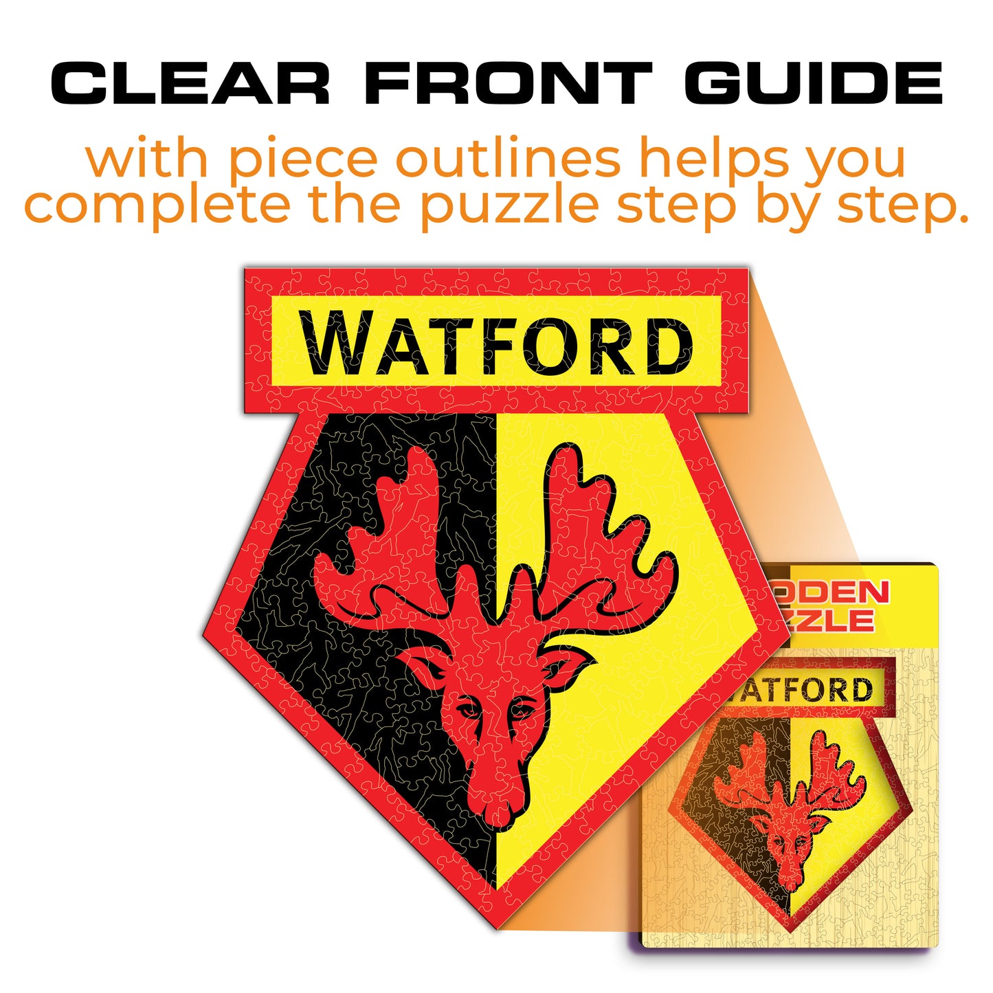 Watford FC® Logo - Wooden Puzzle