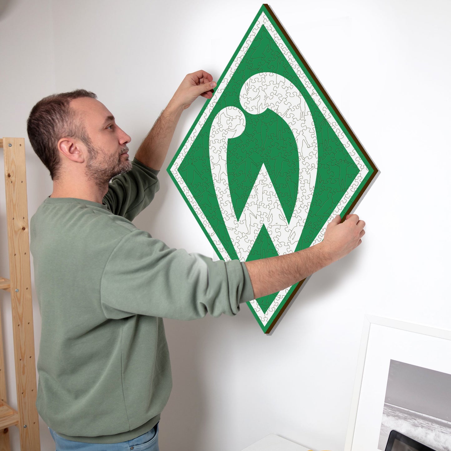 SV Werder Bremen® Logo - Wooden Puzzle