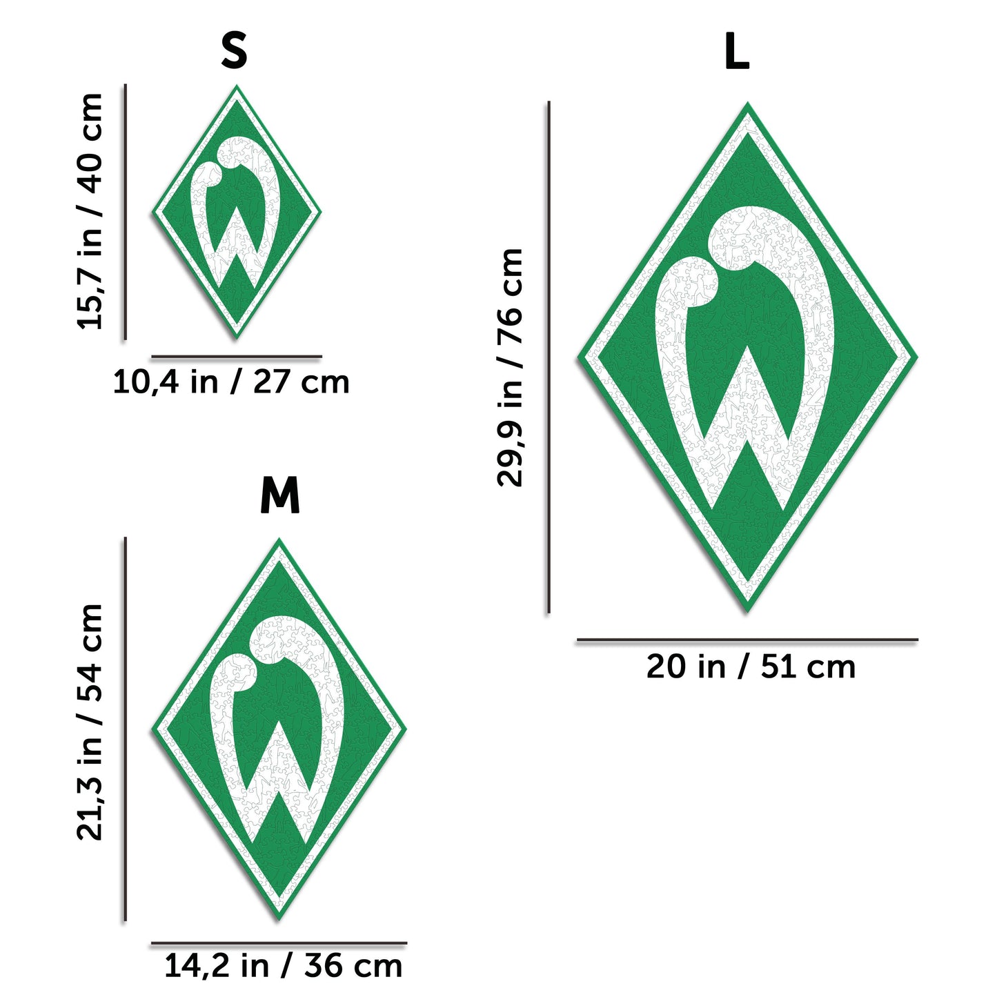 SV Werder Bremen® Logo - Wooden Puzzle