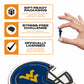 West Virginia University Helmet - Wooden Puzzle