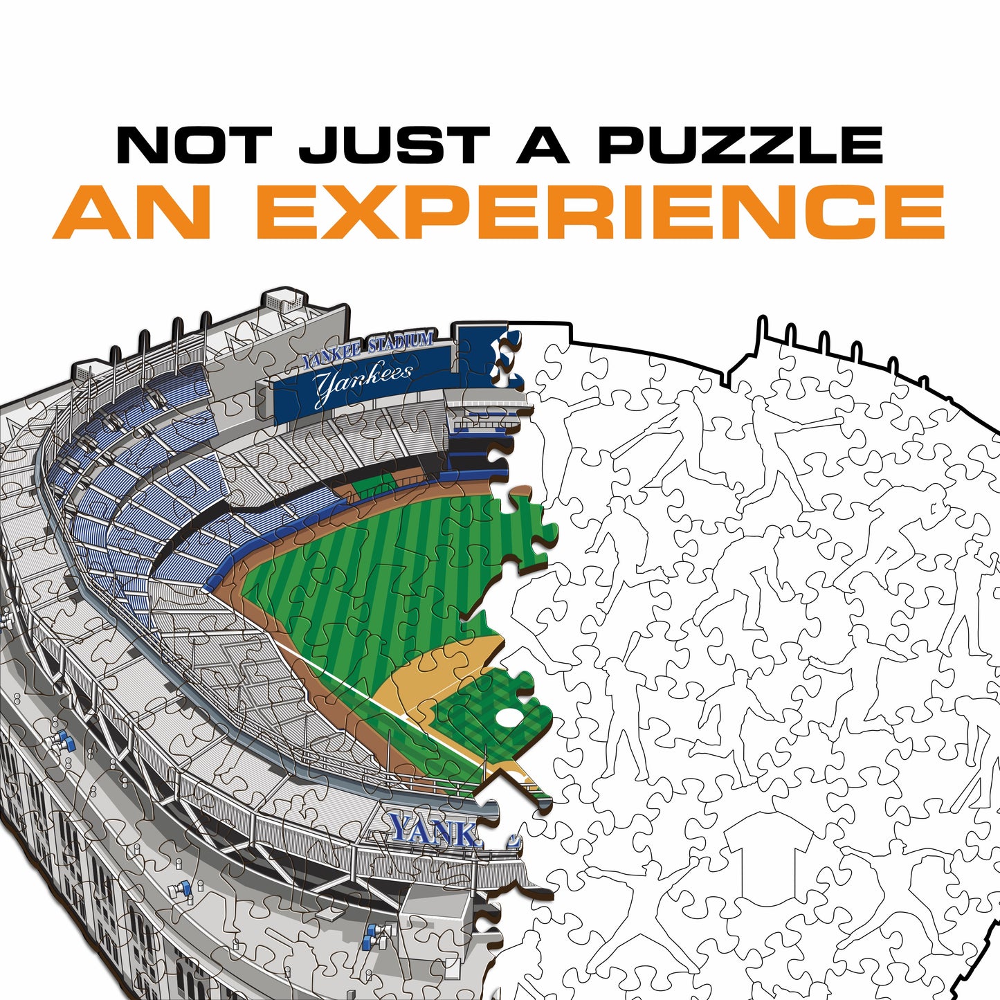Estádio do New York Yankees™ - Quebra-cabeça de madeira 