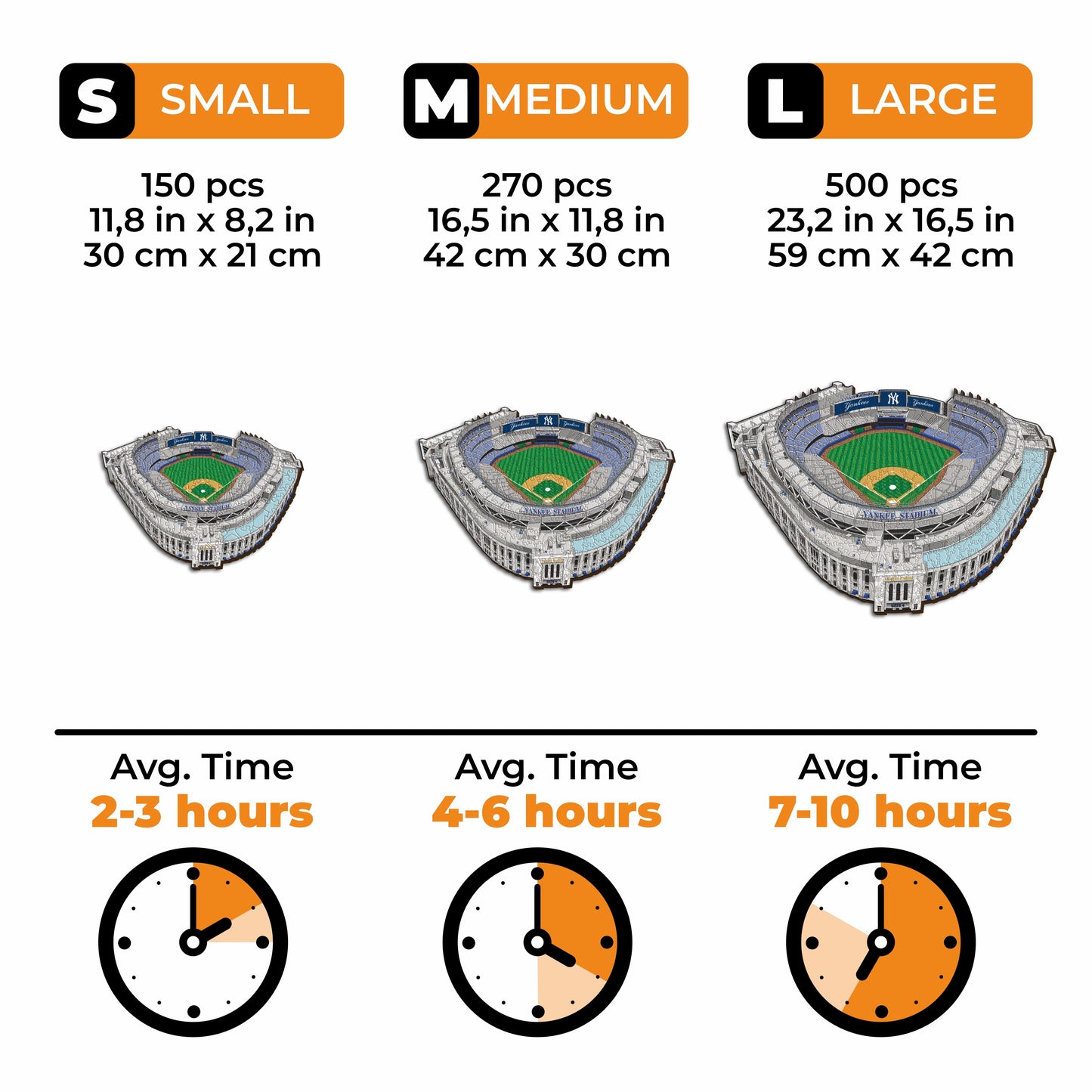 Estádio do New York Yankees™ - Quebra-cabeça de madeira 