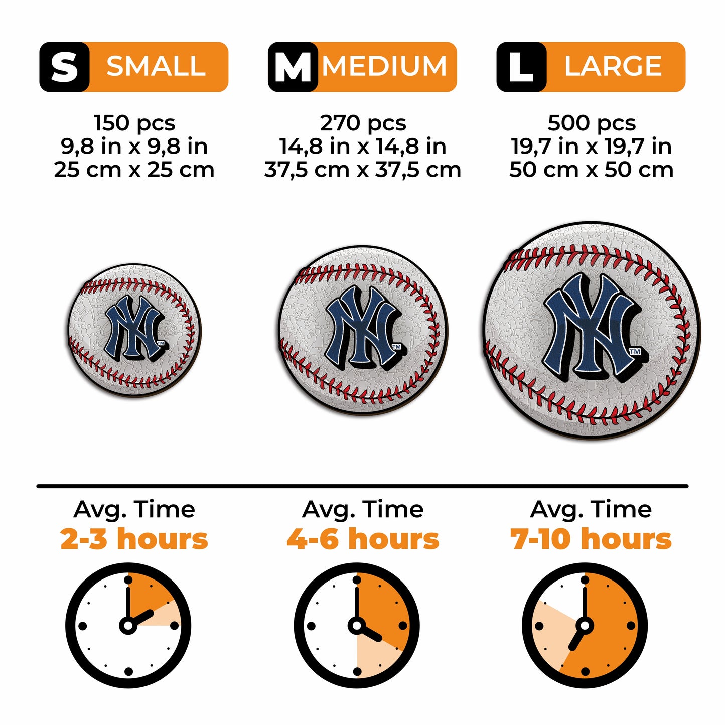 New York Yankees™ - Quebra-cabeça de madeira 