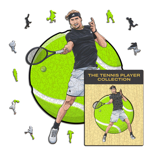 Alexander Zverev - Wooden Puzzle