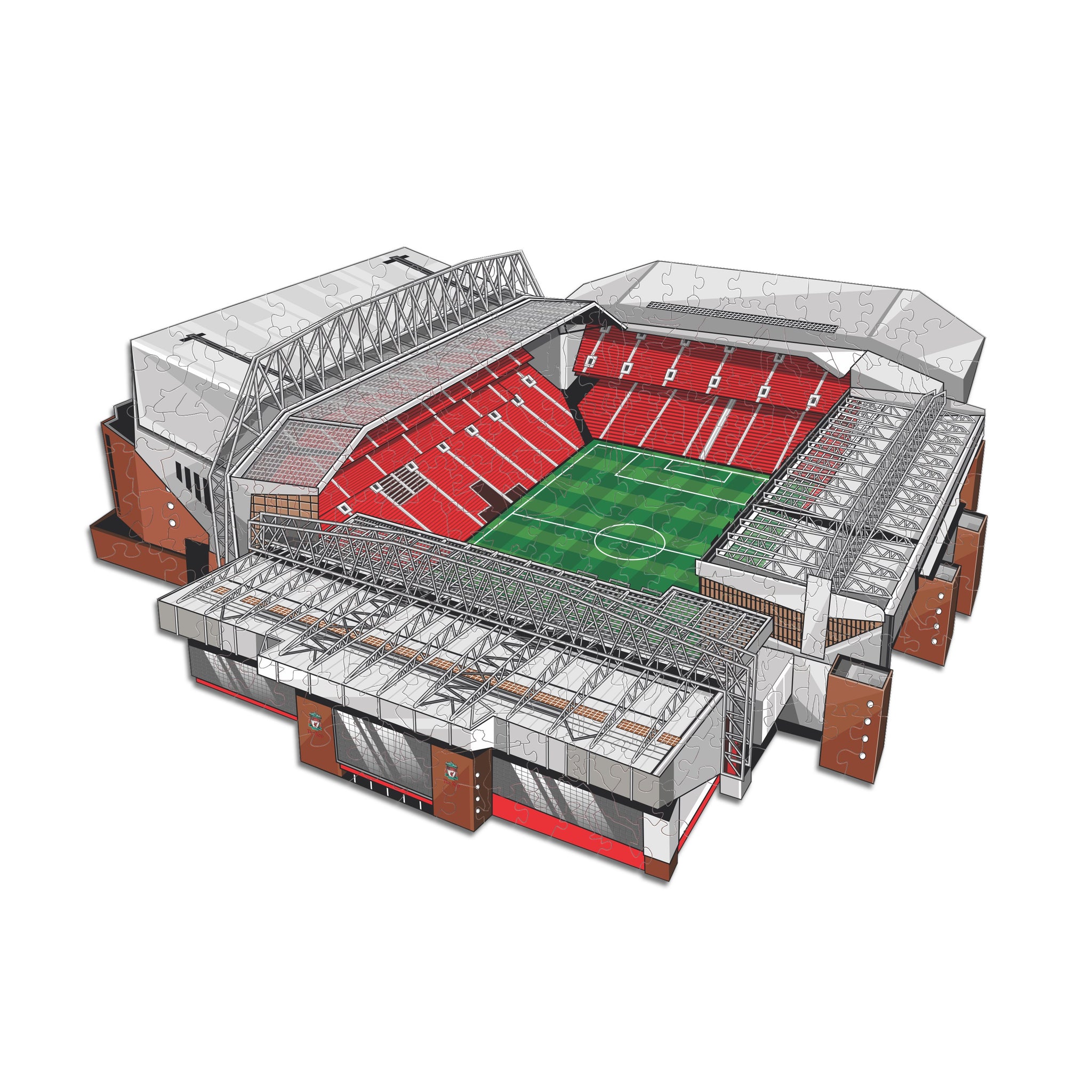 Liverpool FC® Anfield Stadium - Wooden Puzzle – Iconic Puzzles