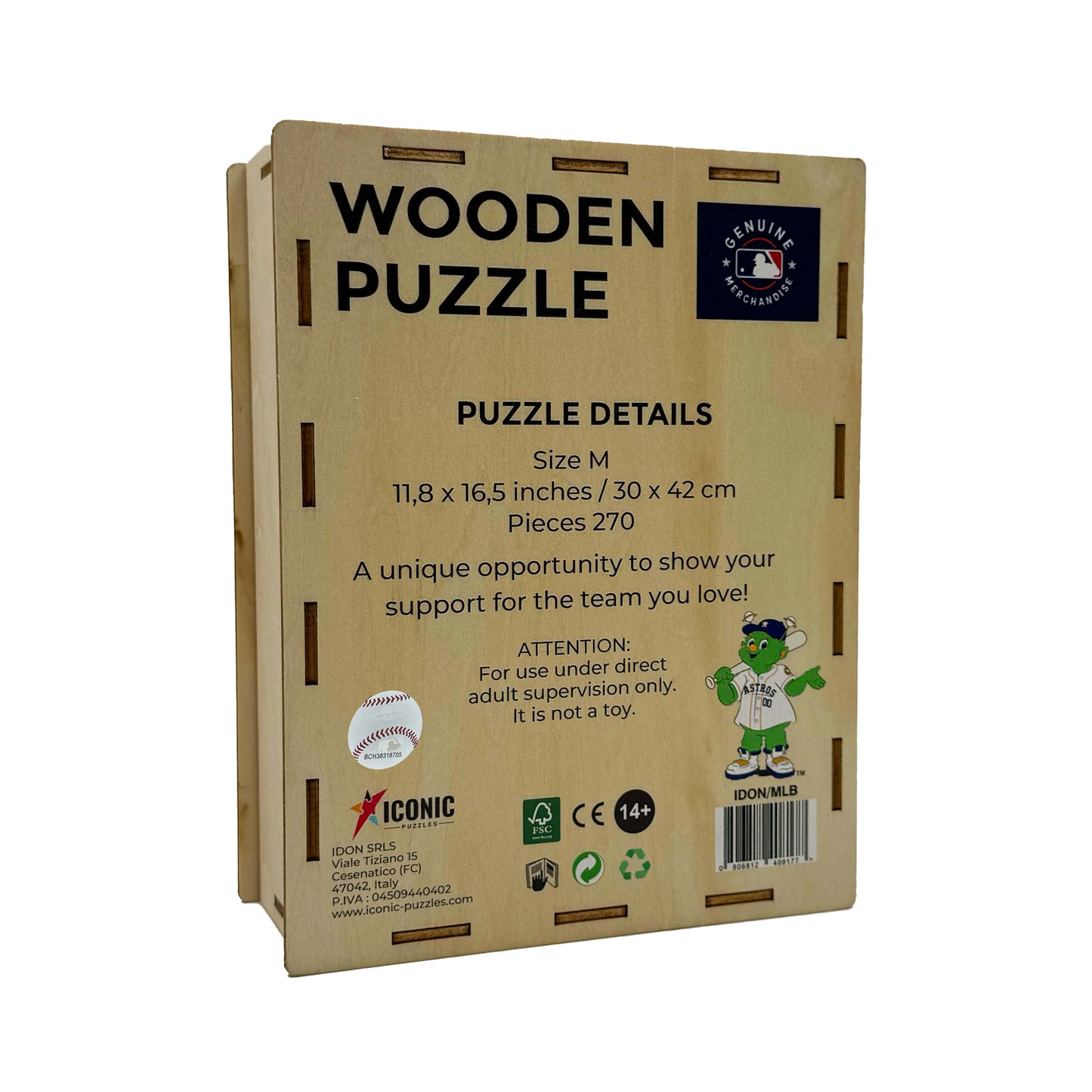 Houston Astros™ Mascot - Wooden Puzzle