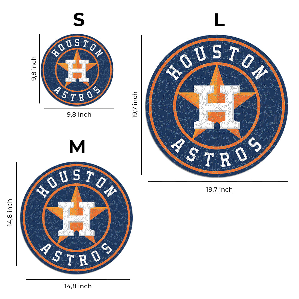 Houston Astros MLB Big Logo 500 Piece Jigsaw Puzzle PZLZ - Orbit