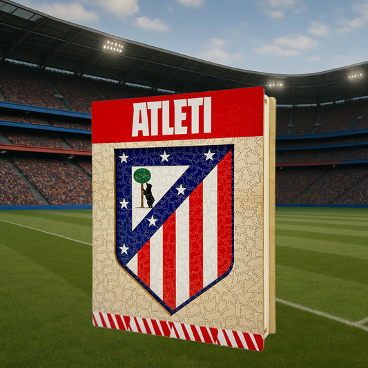 Atlético de Madrid® Logo - Wooden Puzzle