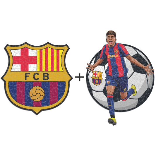 2 PACK FC Barcelona® Logo + Yamal