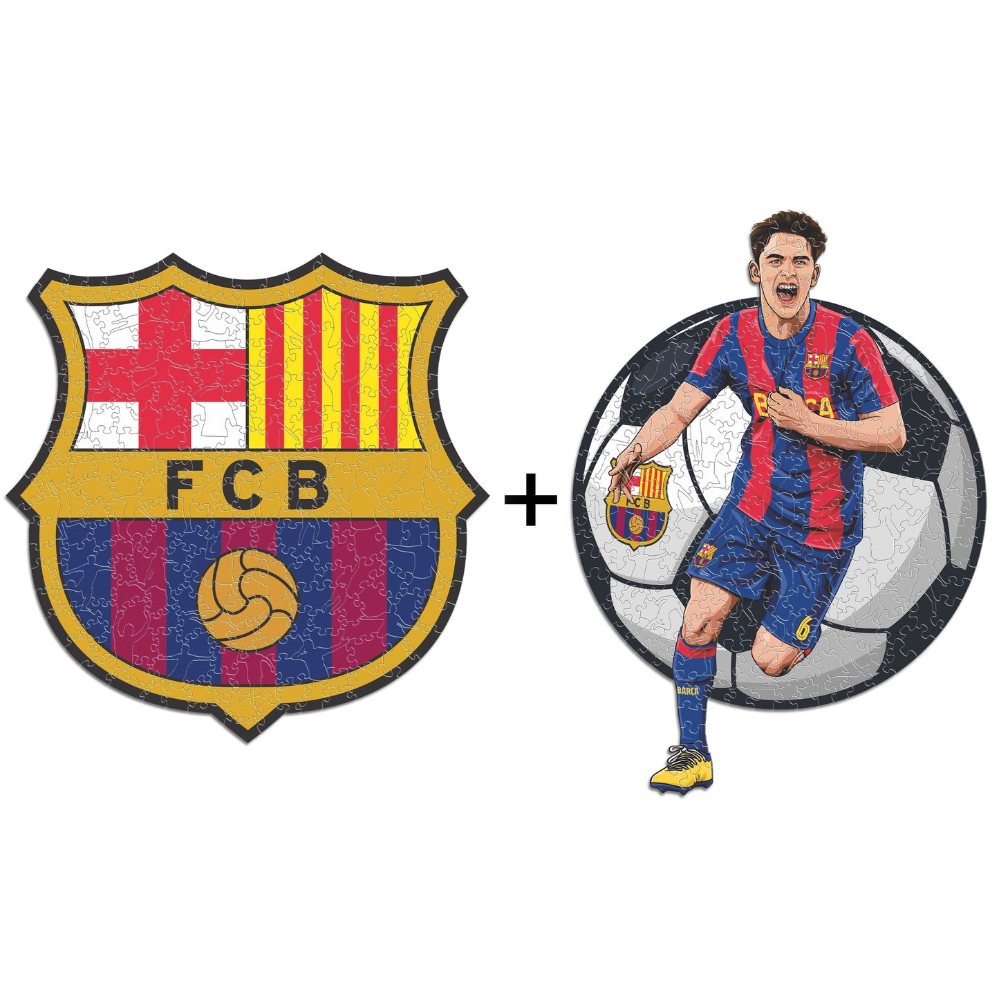 2 PACK FC Barcelona® Logo + Gavi