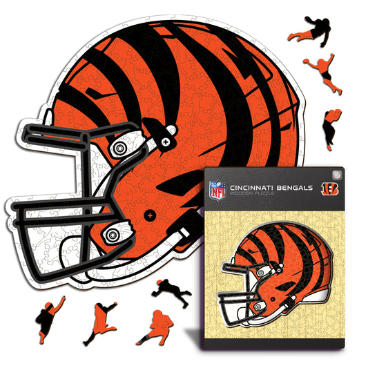 Capacete Cincinnati Bengals™ - Quebra-cabeça de madeira 