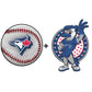 2 PACK Toronto Blue Jays™ Baseball + Mascot