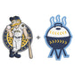 2 PACK Milwaukee Brewers™ Logo + Mascot