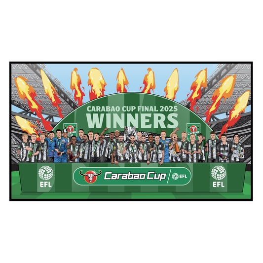Newcastle United FC® 2024/25 Team "Carabao Cup Winners" - Wooden Puzzle