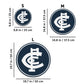 Carlton FC Logo - Wooden Puzzle