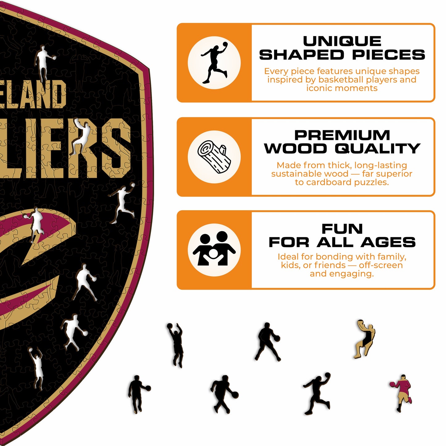 Cleveland Cavaliers™ - Wooden Puzzle