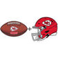 2 PACK Kansas City Chiefs™ Football - Helmet