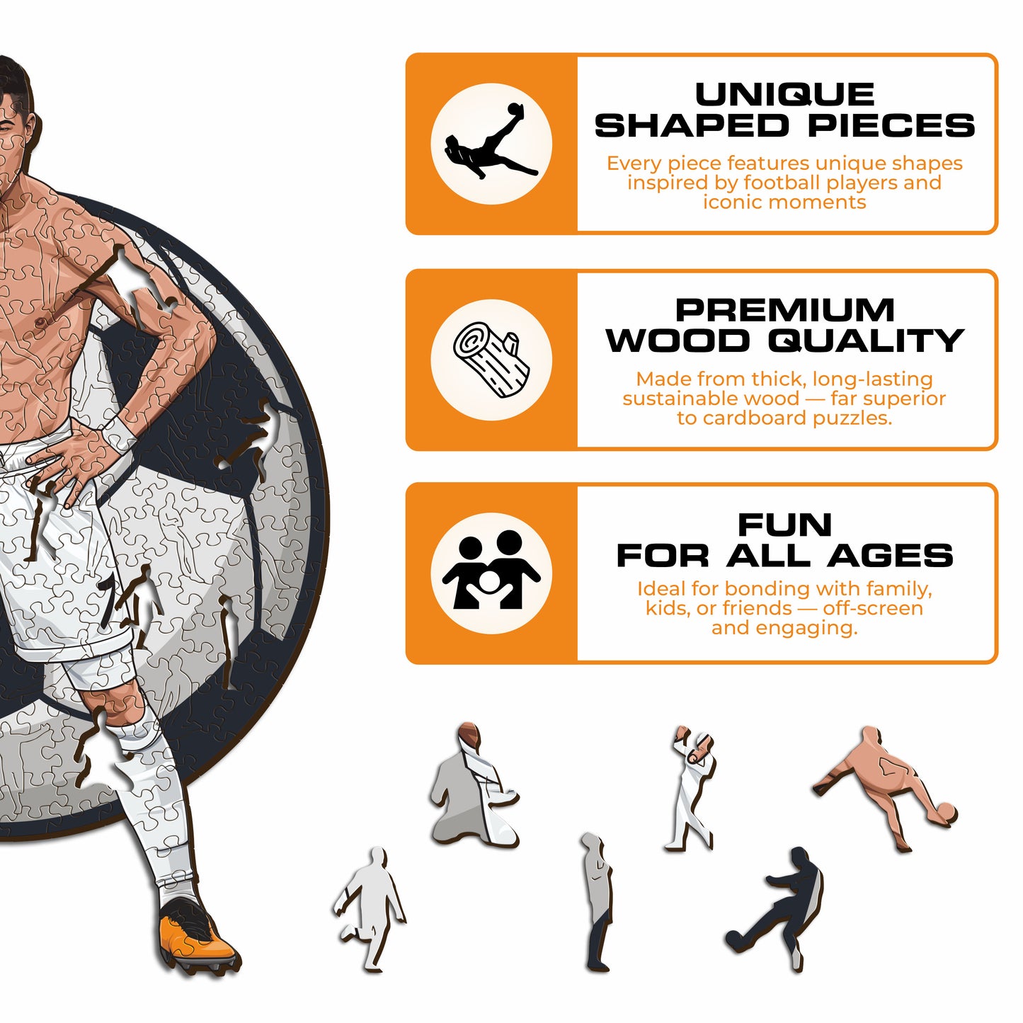 Cristiano Ronaldo - Wooden Puzzle
