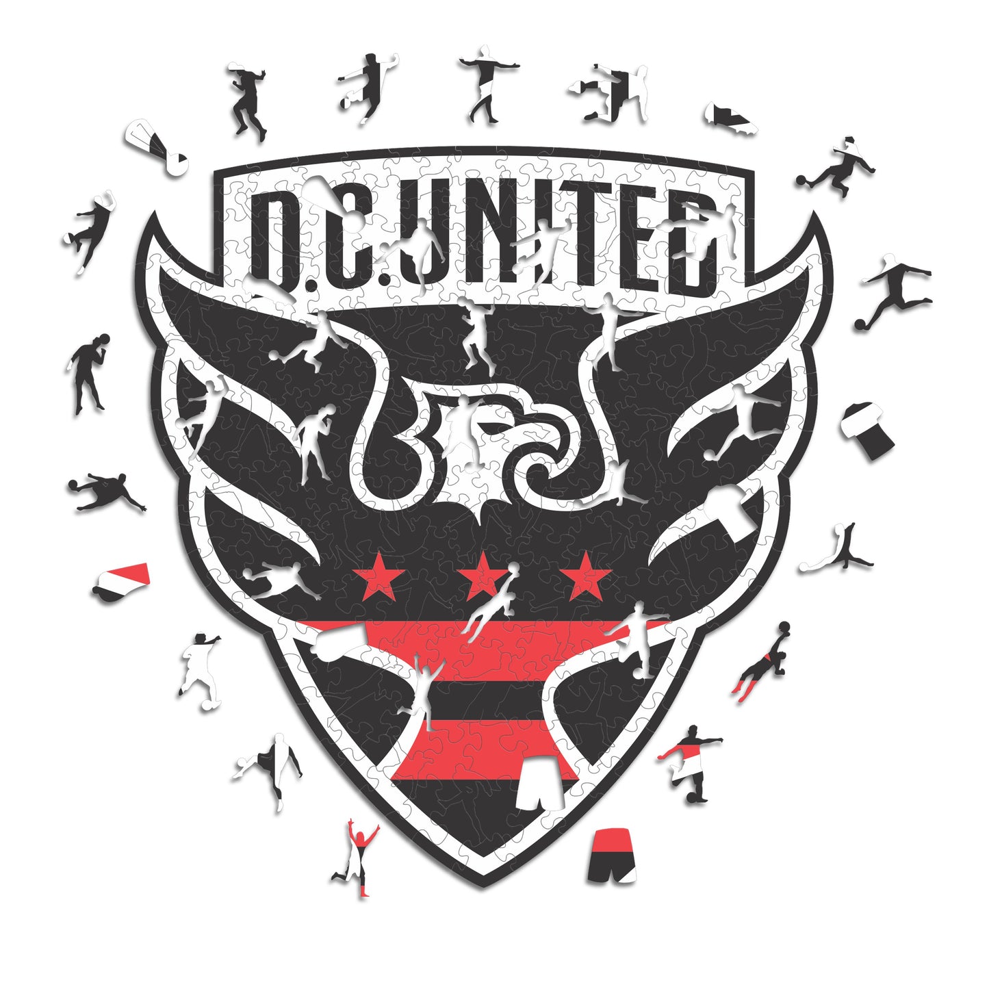 DC United® Logo - Wooden Puzzle