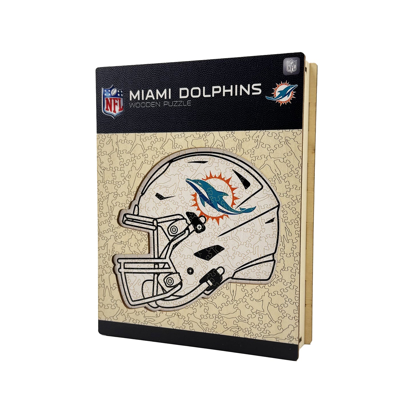 Miami Dolphins™ Helmet- Wooden Puzzle