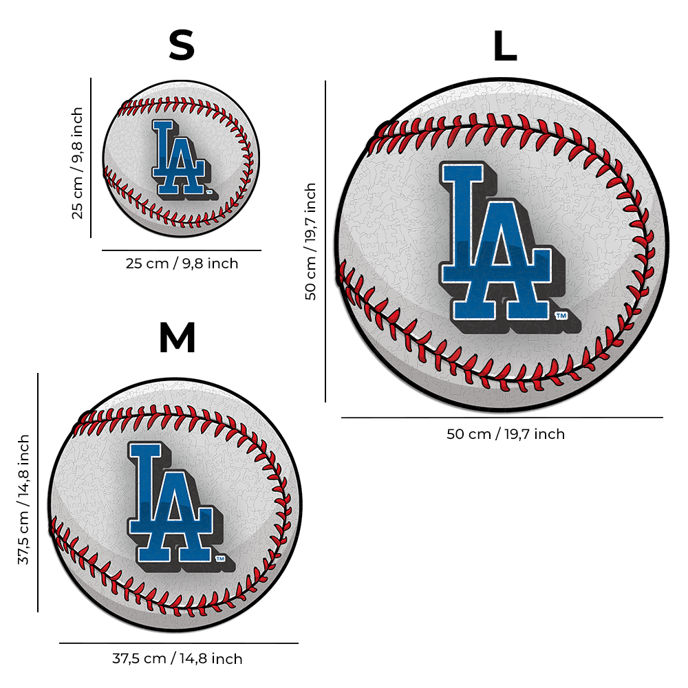 2 PACK Los Angeles Dodgers™ Ball + Primary Logo