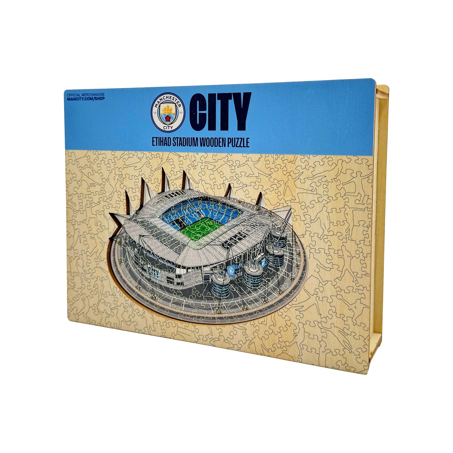 3 PACK Manchester City FC® Logo + Haaland + Etihad Stadium