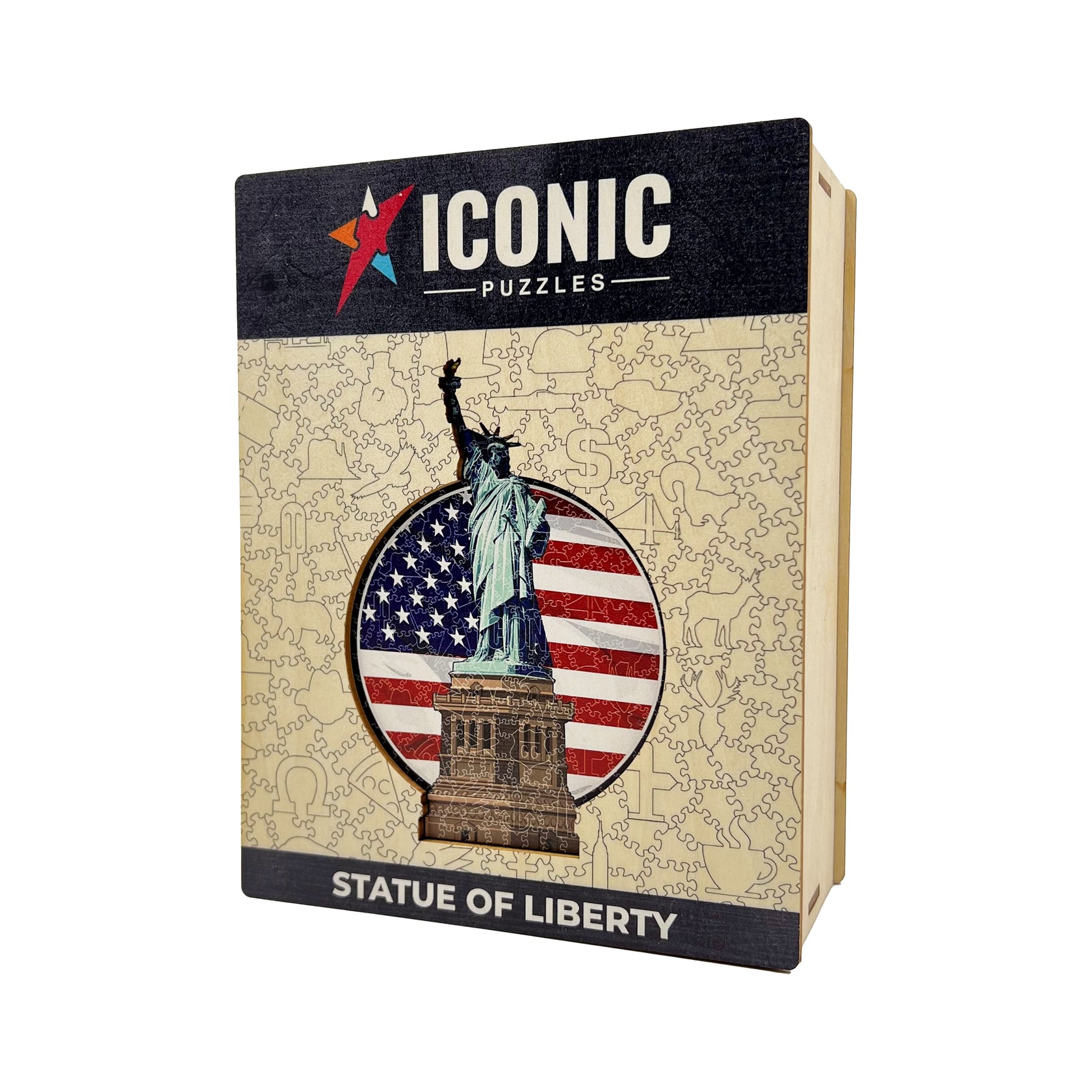 Statue of Liberty Wooden Puzzle Iconic Puzzles